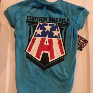 Marvel Captain American dog t-shirt